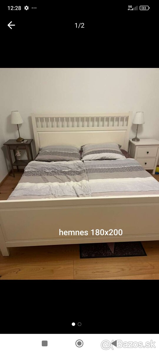 Hemnes manželska posteľ