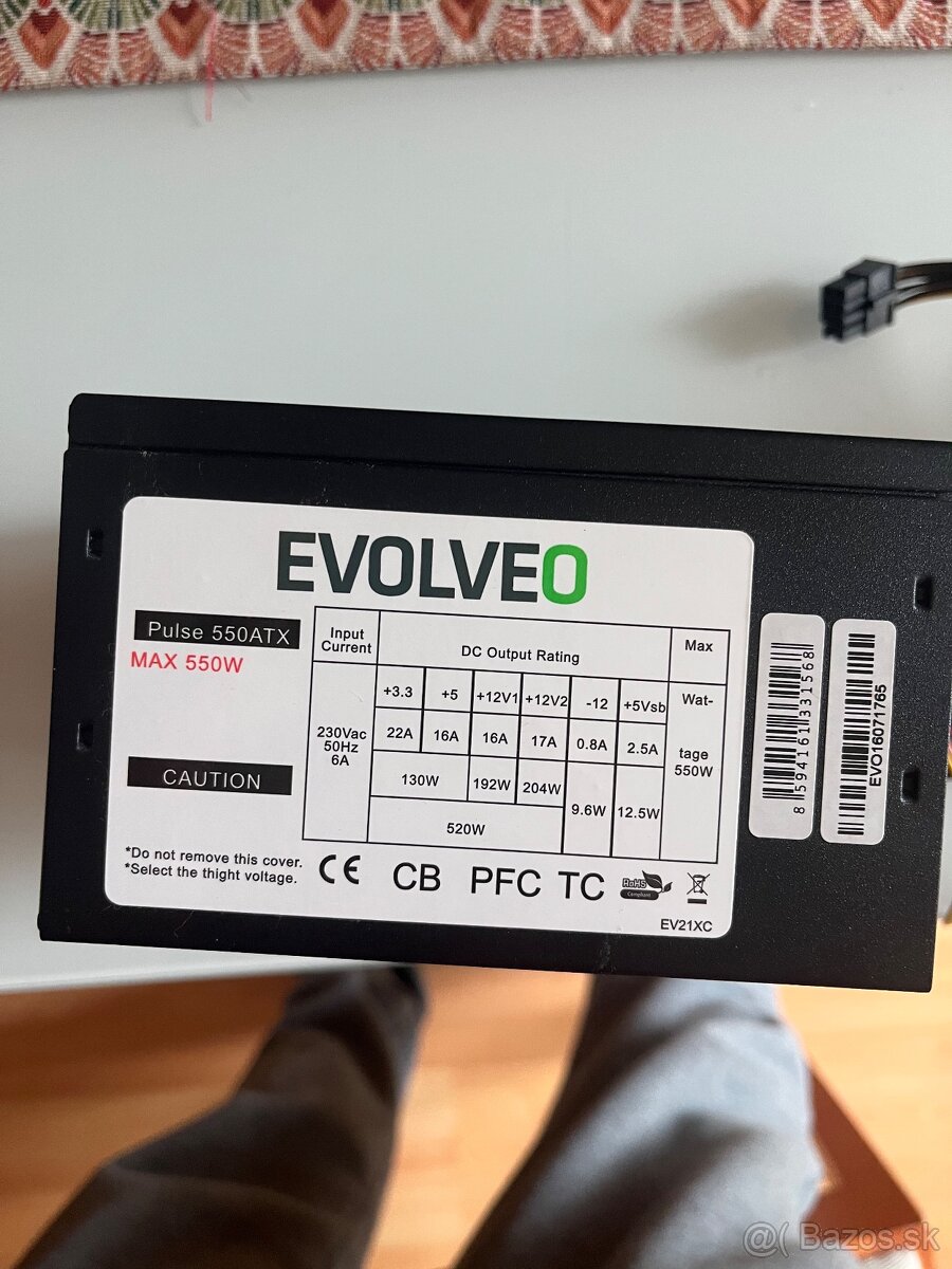 Evolveo 550w zdroj