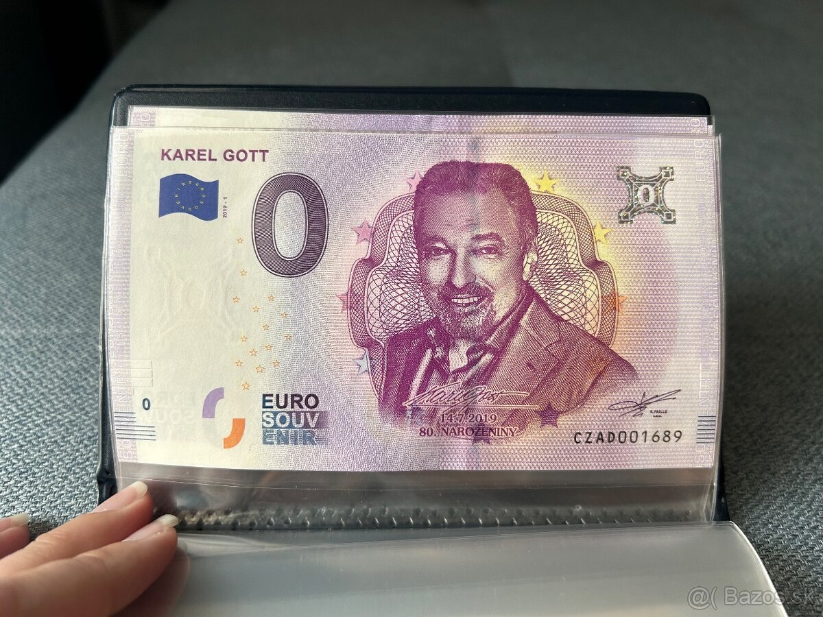 Karel Gott 0€ bankovka