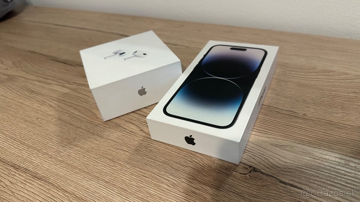 Predám/Vymením Apple iPhone 14 Pro 256GB+ AirPods Pro 2