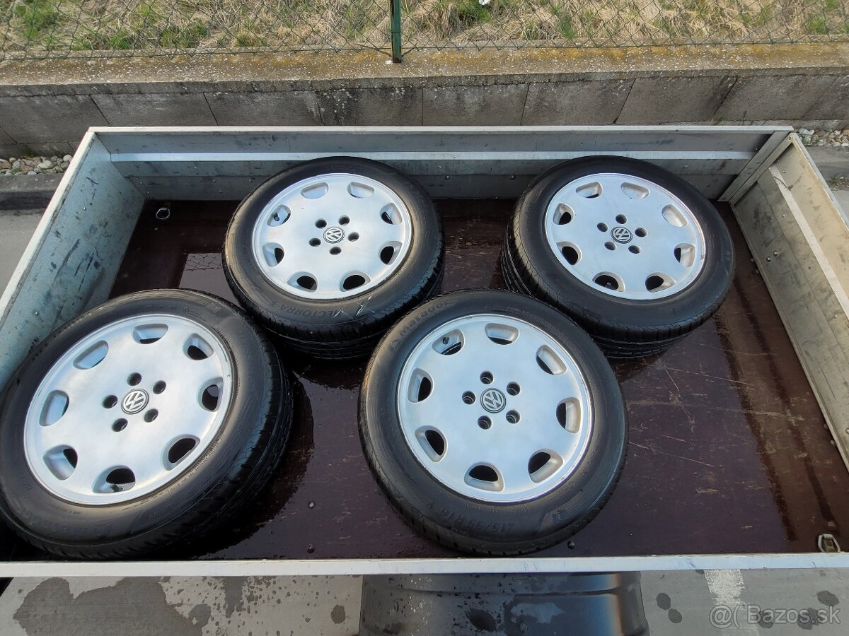 Predám elektróny 5x112 r16  7,5J   ET45 +pneu