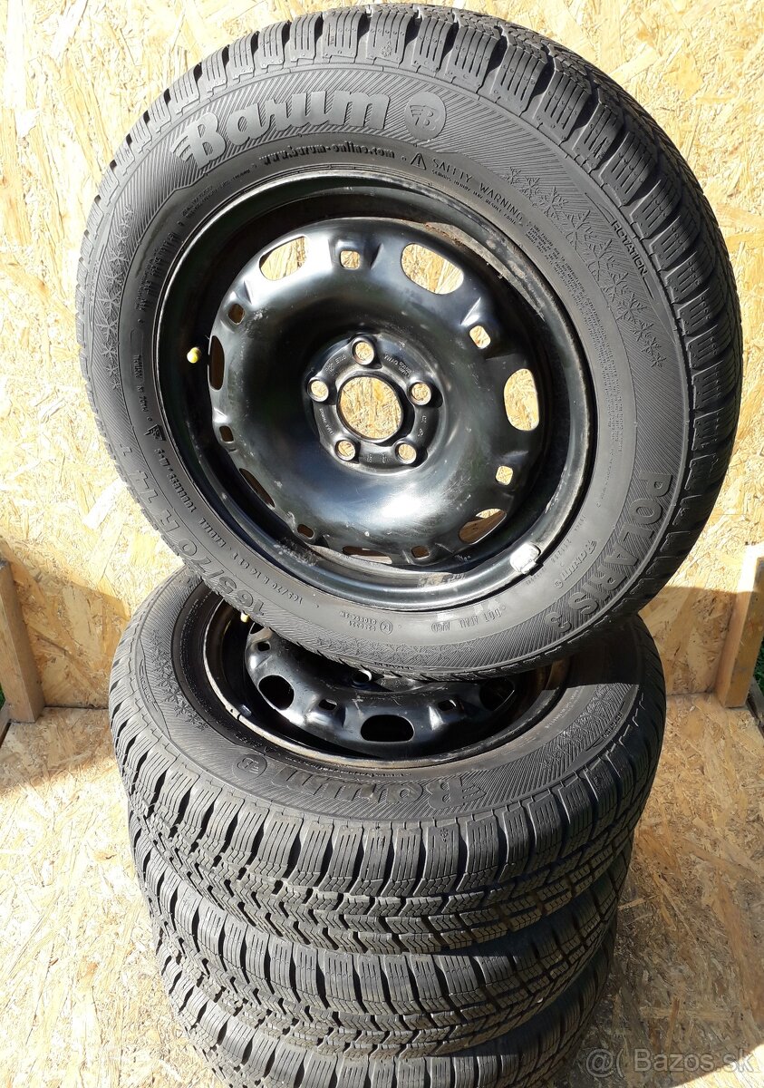 165/70 r14 zimne pneumatiky + disky