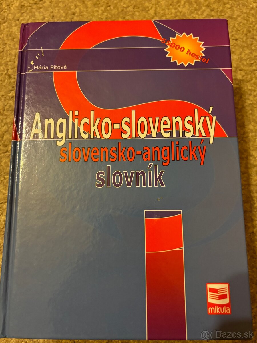 Slovník Anglicko- slovenský, Slovensko anglicky