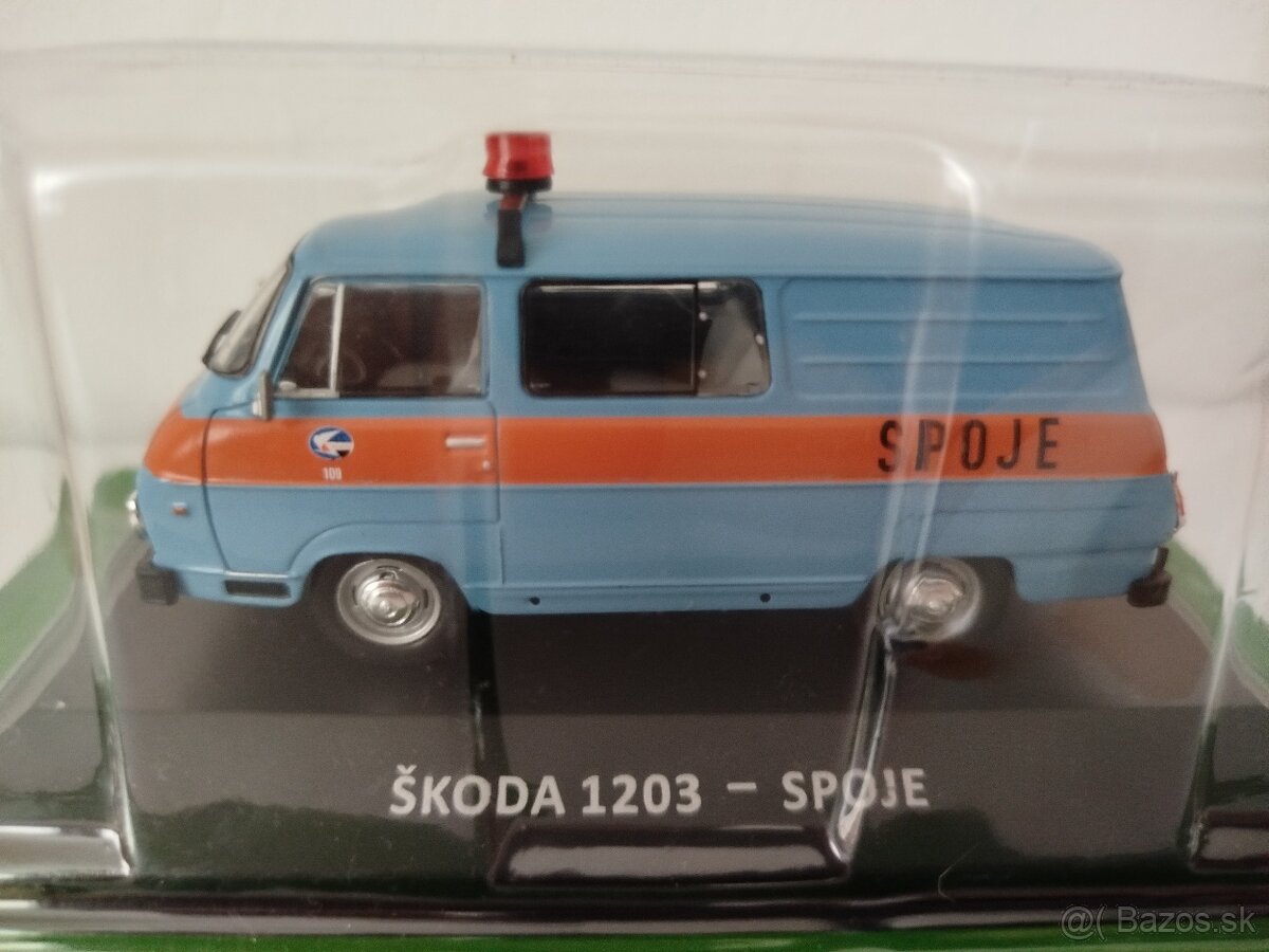 Predám model auta škoda 1203 spoje 1:43.