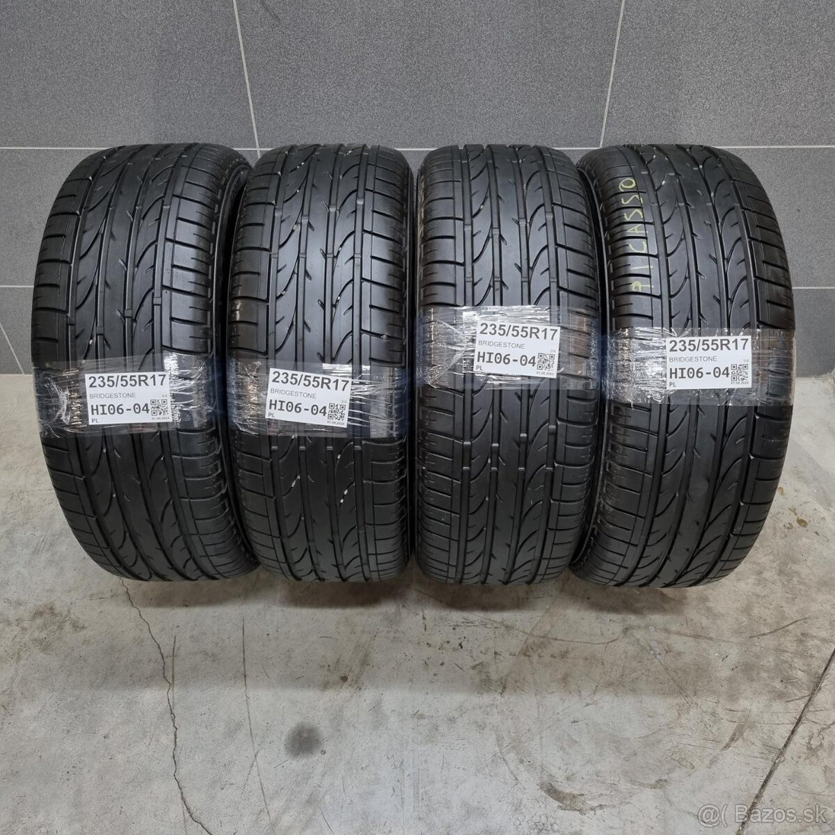 Letné pneumatiky 235/55 R17 BRIDGESTONE