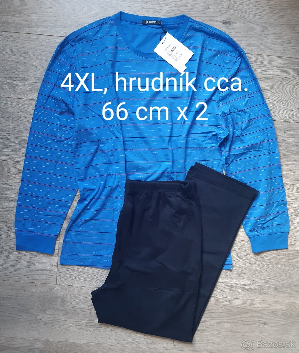 Predám pánske pyžamo - veľkosť 4XL