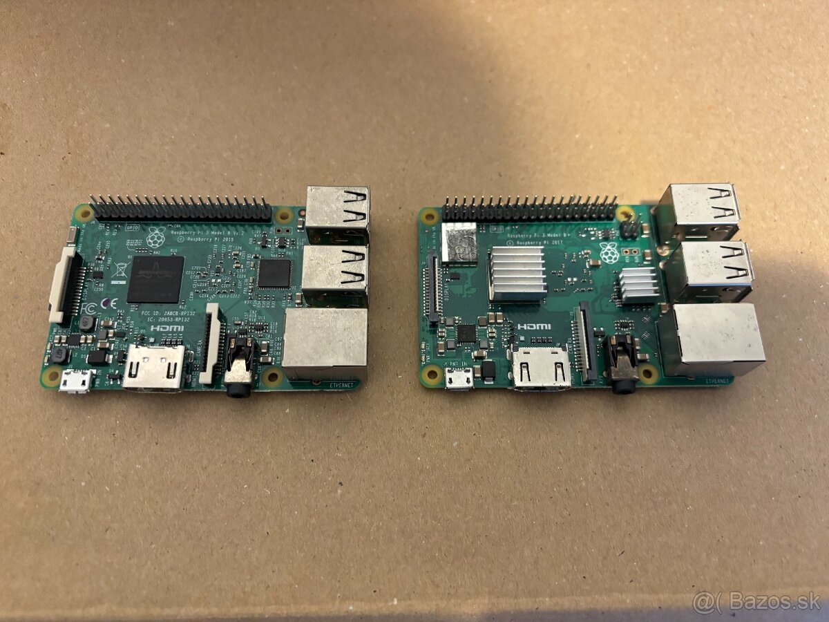 Raspberry Pi 3B a 3B+