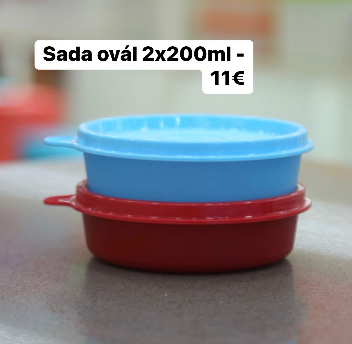 Sada ovál 2x200ml Tupperware