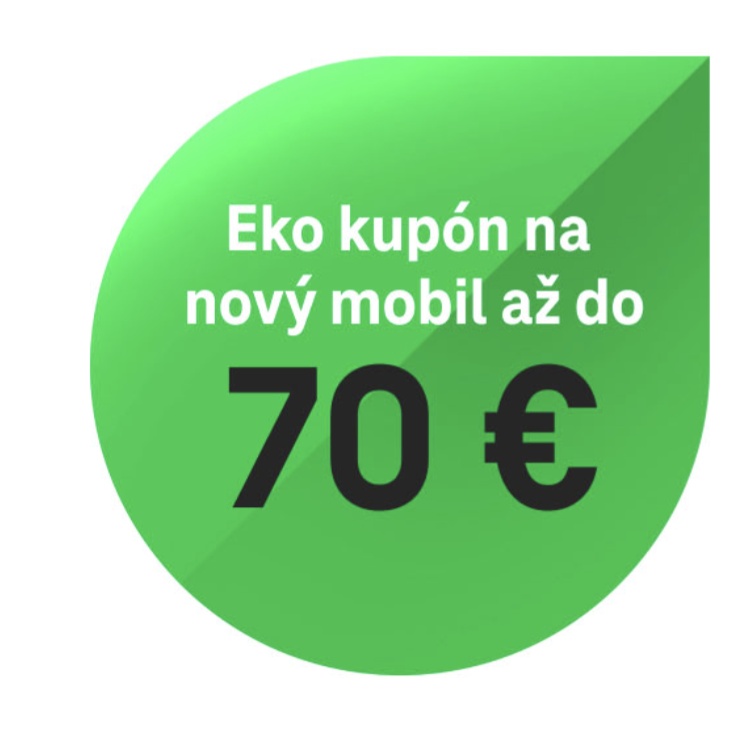 Zľavový Telekom kupón na nové zariadenie 40-70 eurový