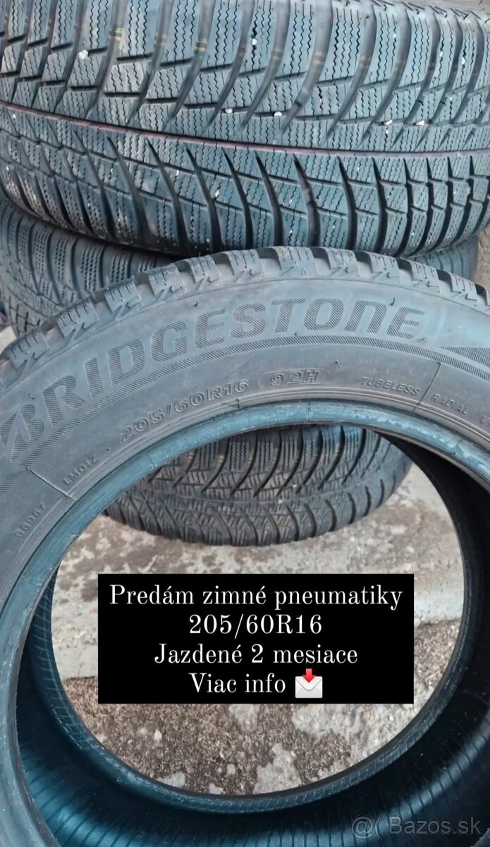 Zimné pneumatiky Bridgestone