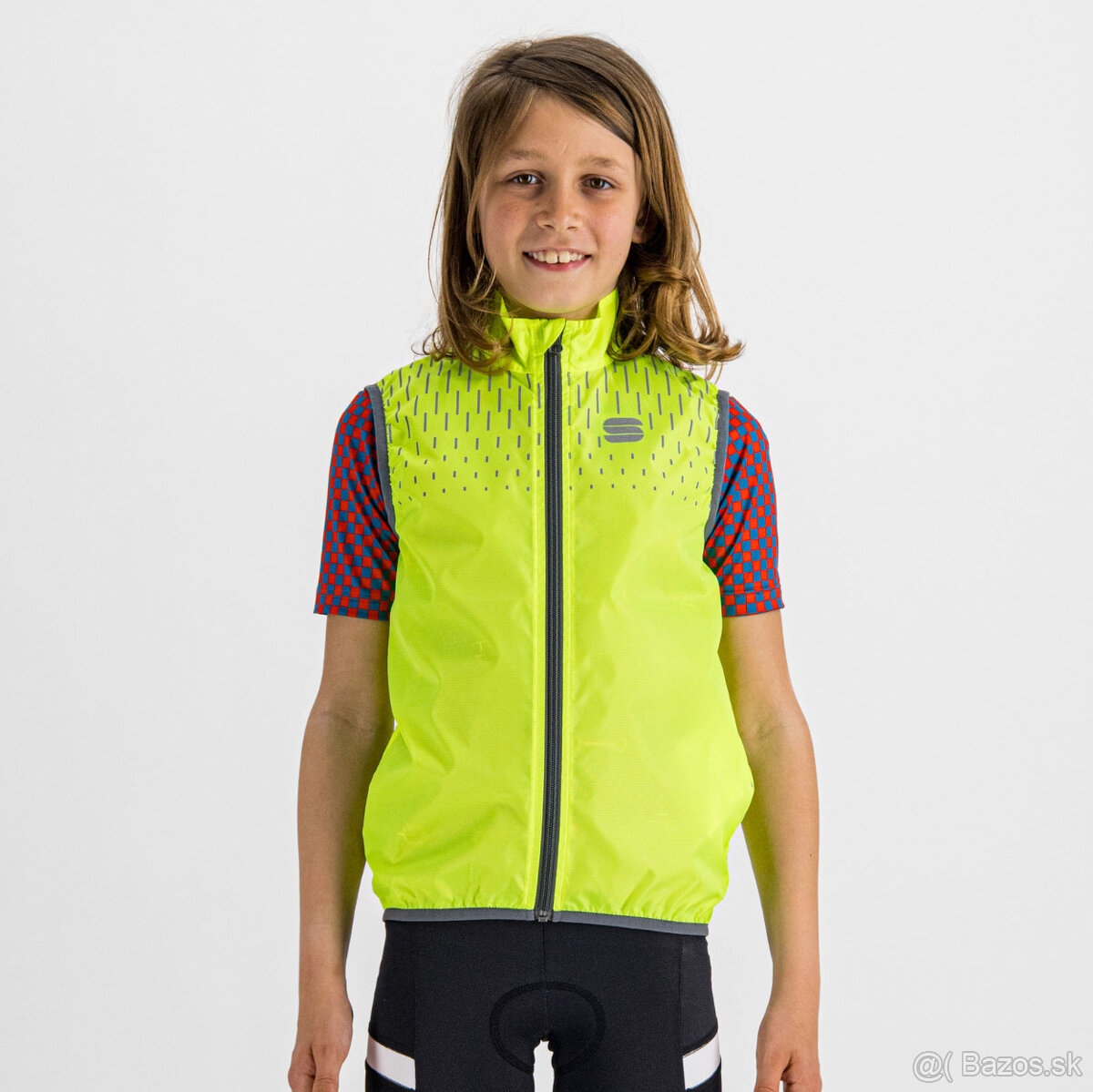 Sportful Kid Reflex vesta žltá fluo