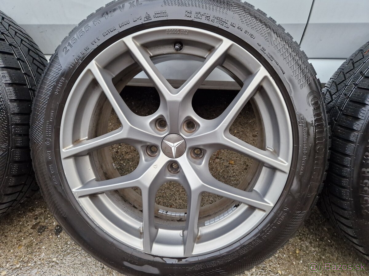 Elektrony 5x112  Borbet 215/55 r18 pôvodne  z mercedes gla