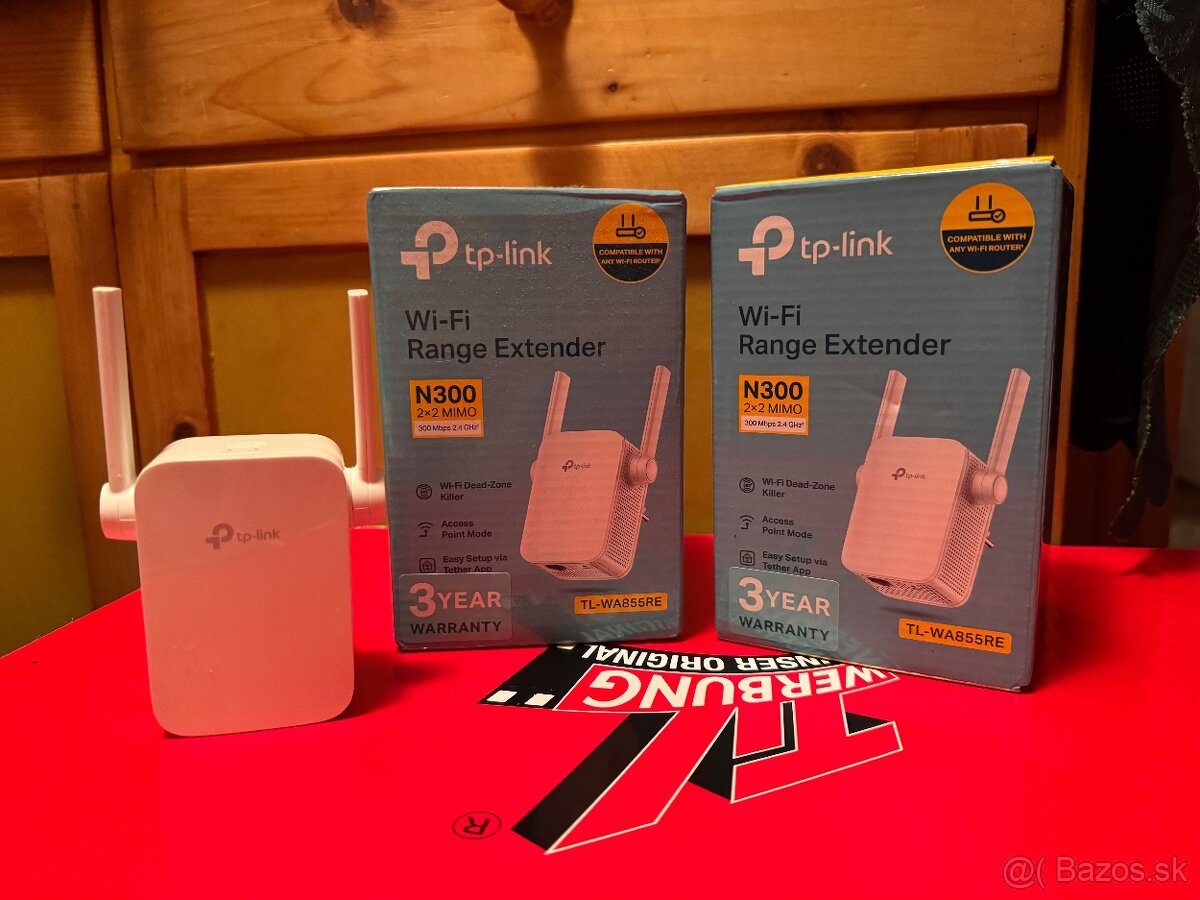 Predám 2 kusy Wifi extender TP-LINK