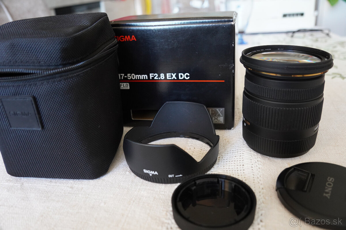 Sigma Objektiv 17–50 mm f/2,8 EX DC HSM pre Sony a-mount