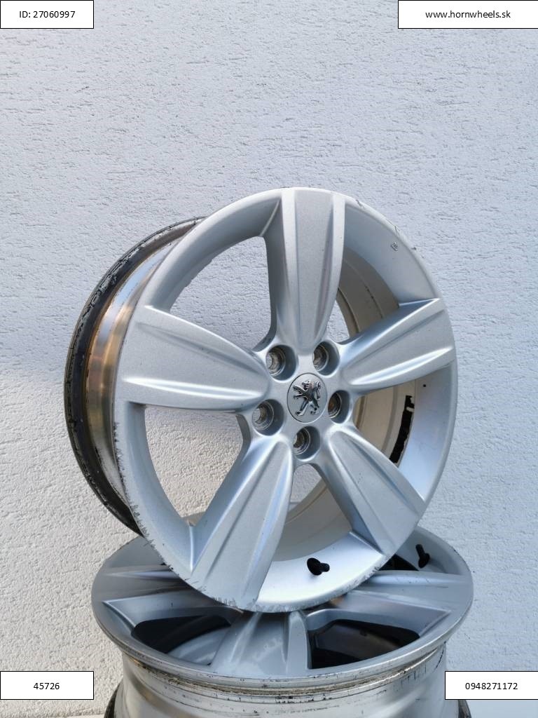 Peugeot 3008, 4008 orig. alu disky 5x114,3 R18 38 1225