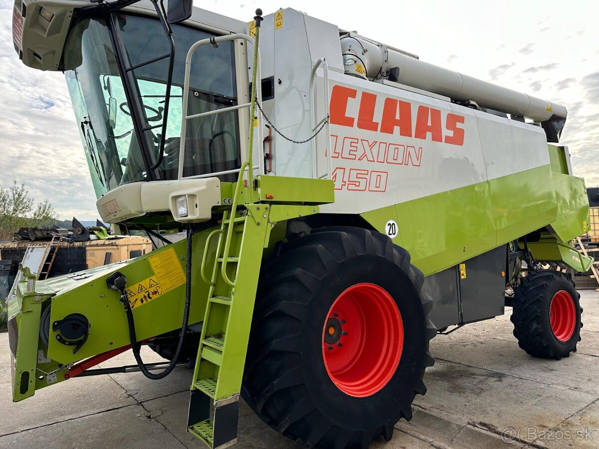 Claas lexion 450  zaci lista  6.6m , 7.5m    Rok 2001