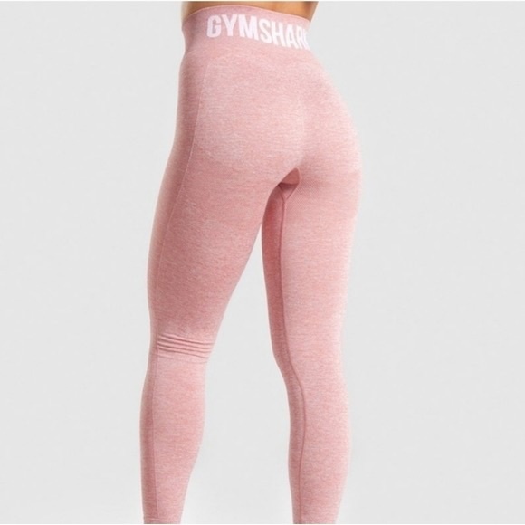 GYMSHARK nové flex sand pink legíny