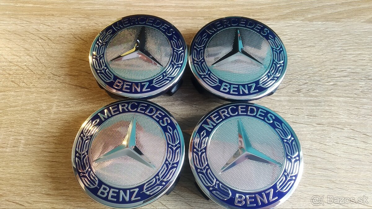 Mercedes krytky stredovej diery kolies 75mm PO