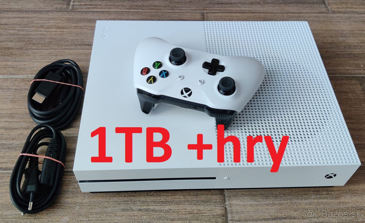 Xbox One S 1TB + 2 hry