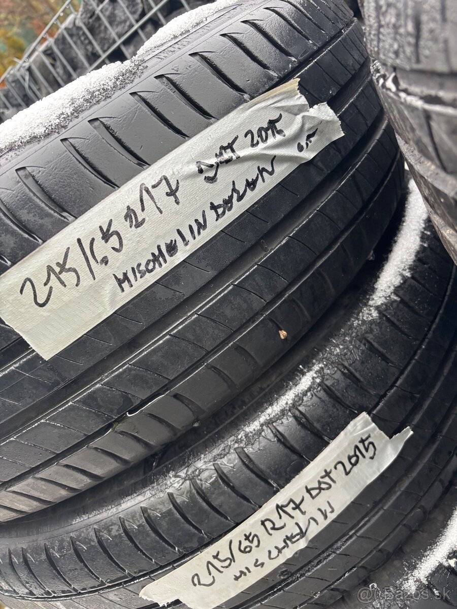 Letne pneu 215/65r17 mischelin