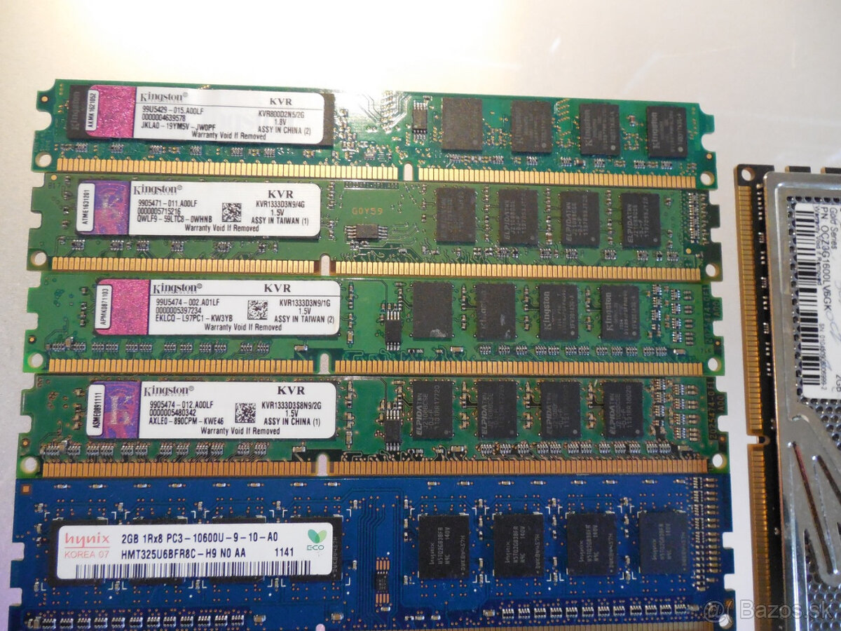 ddr3 do pc 4gb 4e 2gb  2e 1gb 1e