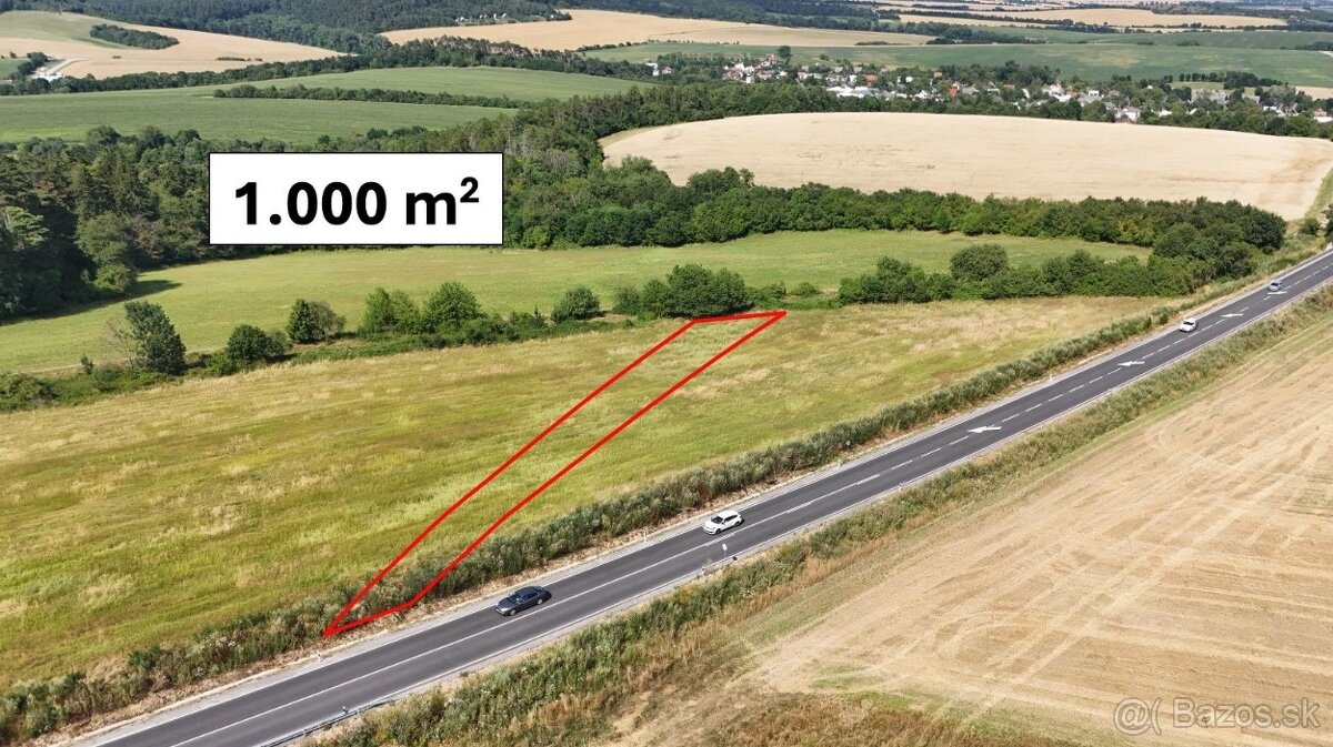 Lubina  – 1.000 m2 ORNÁ PÔDA v podiele 1/1 – Predaj