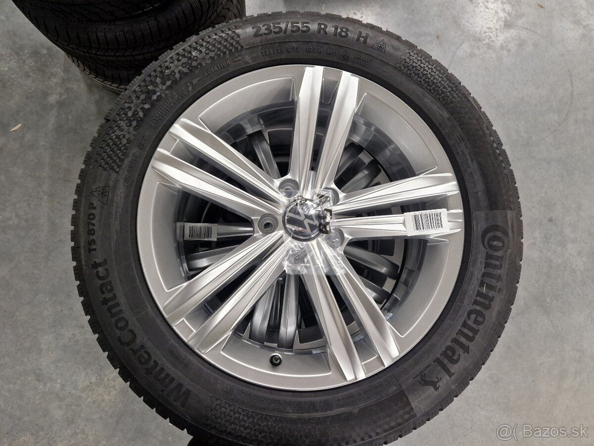 5x112 r18 kolesa tiguan disky 18 volkswagen alu 235 55 zimne