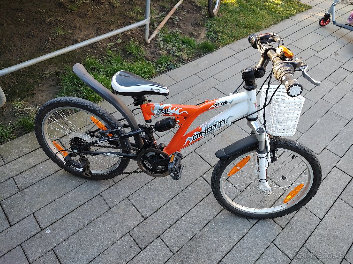 Detský bicykel 20" celoodpružený