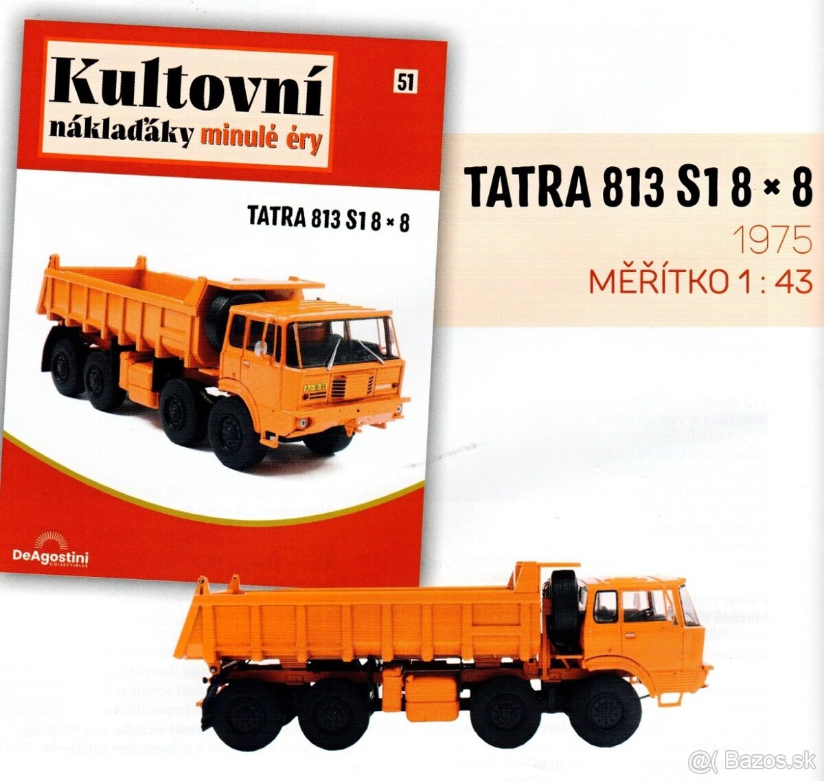 Tatra 813 S1 8x8 + Praga UV 80 DeAgostini 1:43