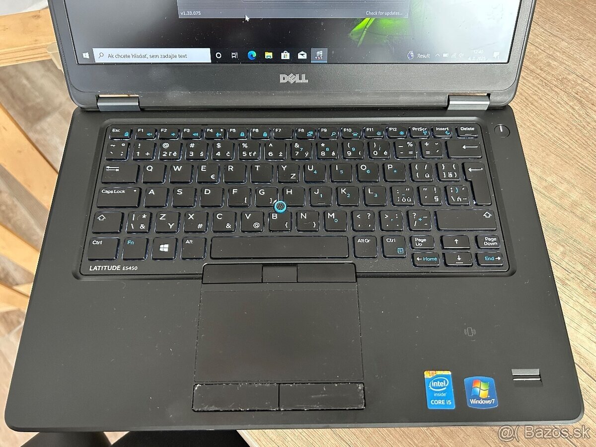 Herný Dell Latitude E5450 s i5,8gb ram,256gb ssd,GT830m