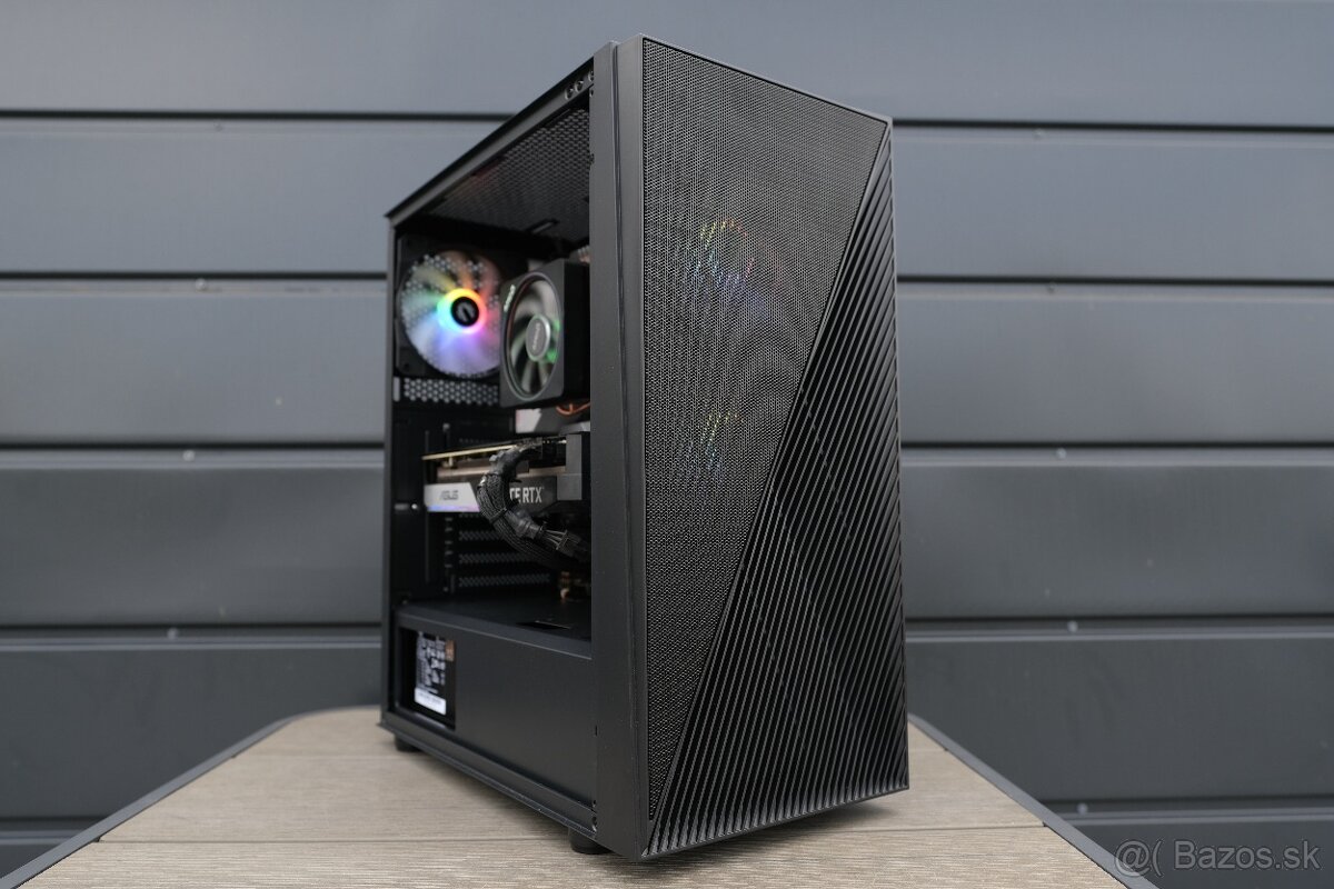 Herný PC, Ryzen 7 5800X, RTX 3070, RAM 16GB, SSD, 24me