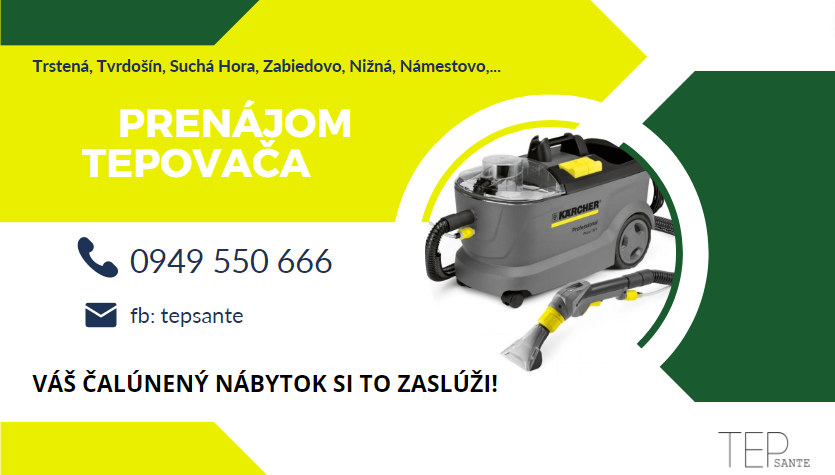 Požičiam/ Prenájom tepovača Karcher PUZZI 10/1