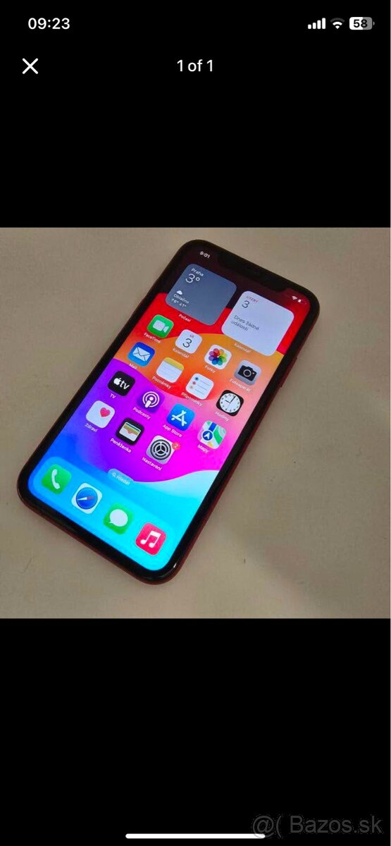 iPhone 11 Black 64gb 87% stav mobilu veľmi dobrý