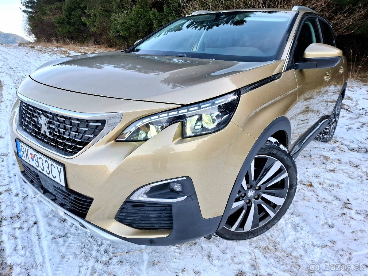 Peugeot 3008 1.2 PureTech:,96kw Allure,2017tka,kamera,Led