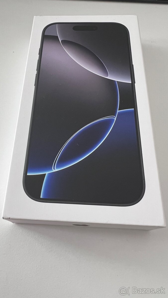 Predam nerozbaleny Apple iPhone 16 Pro 256 gb Black