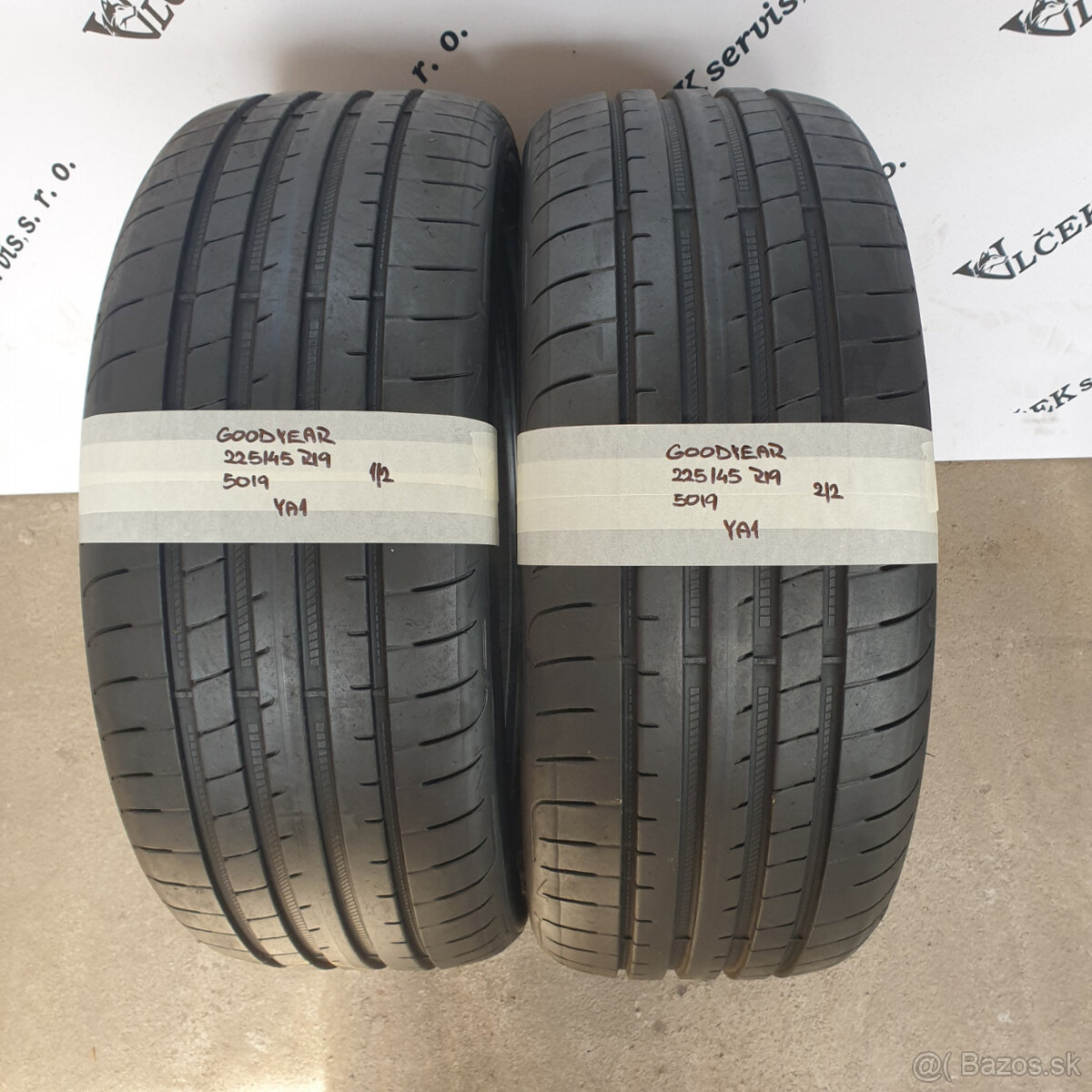 225/45 R19 GOODYEAR  letné pneumatiky