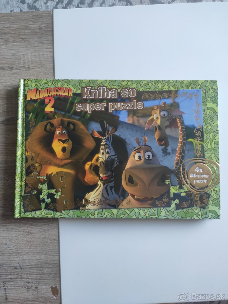 Puzzle Kniha Madagaskar 2