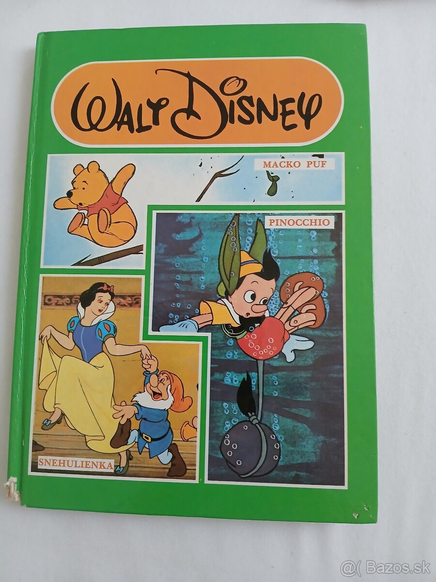 Walt Disney - Macko Puf; Snehulienka; Pinocchio