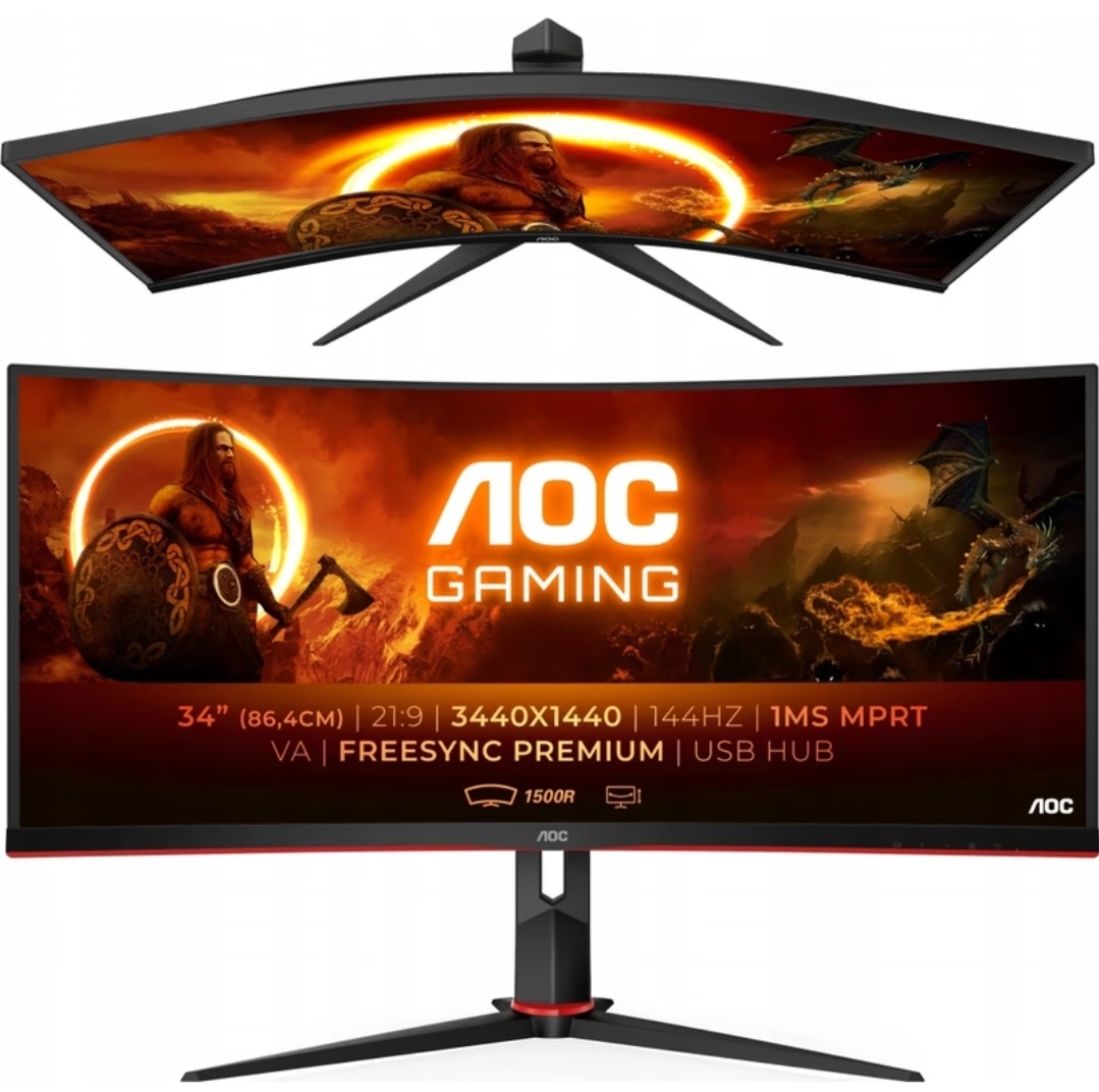 Nový LCD Monitor AOC CU34G2X