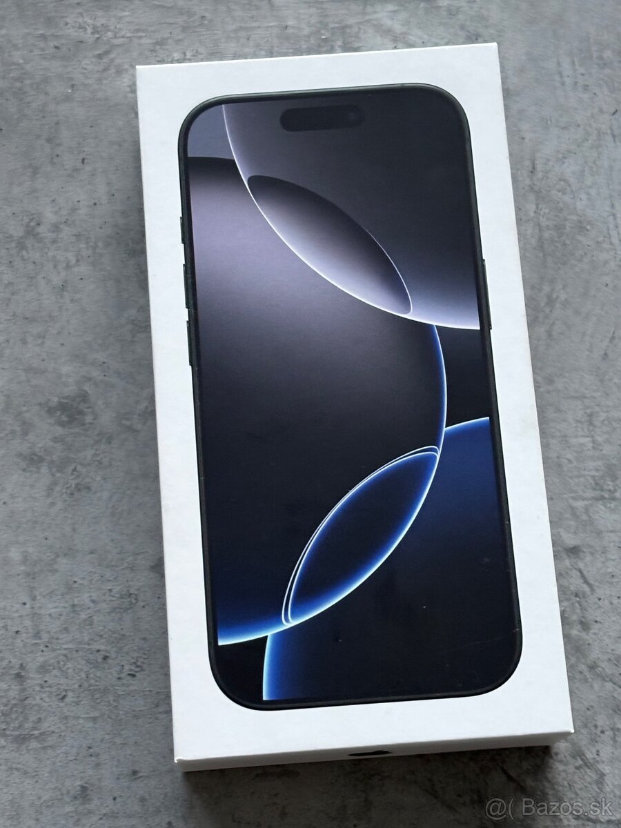 iPhone 16 Pro 256gb Zabaleny Black