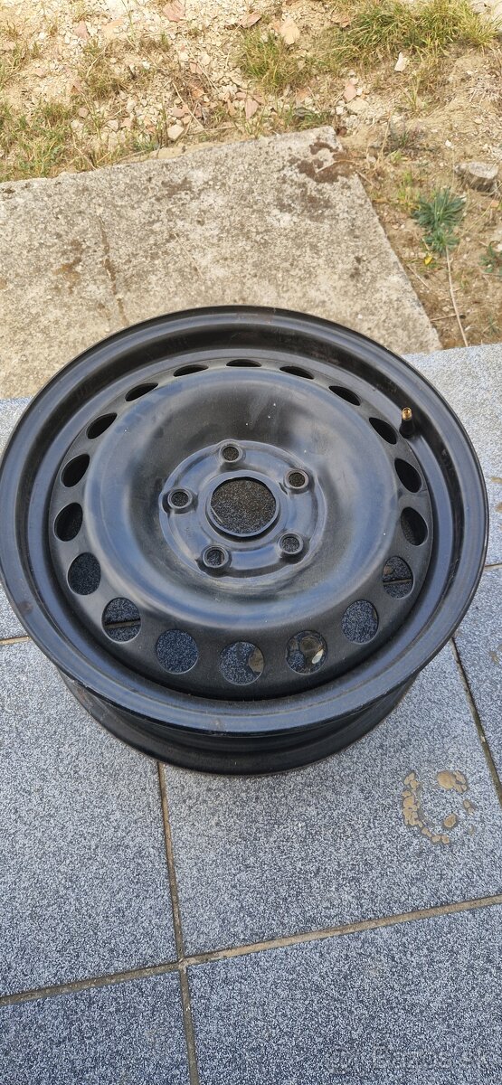 Plechove disky 5x112 R15 4ks  VW Škoda