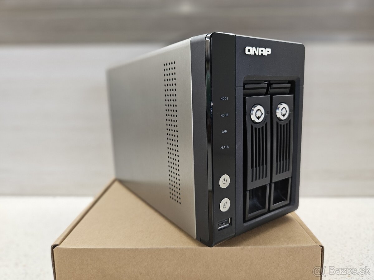 REZERVOVANÉ NAS QNAP TS-259 Pro+ (2-bay) +2TB +500GB HDD