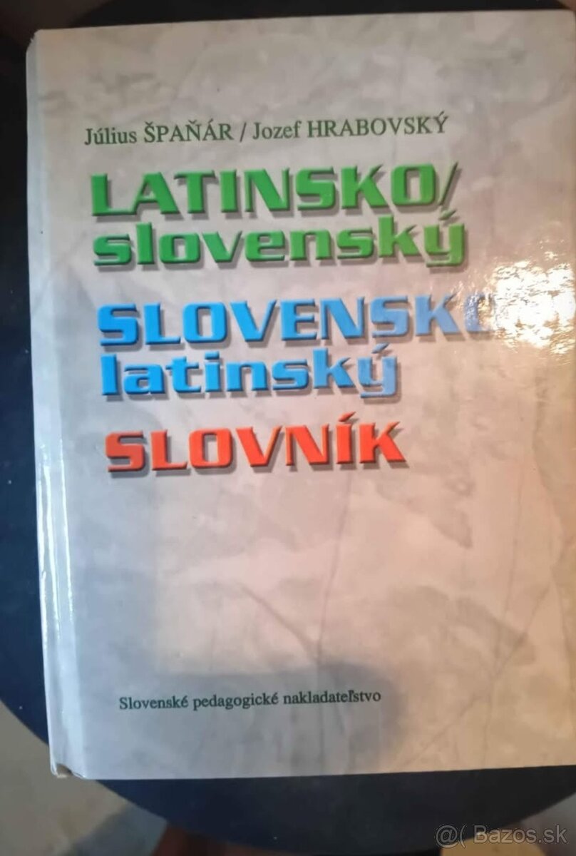 Latinsko slovenský slovník