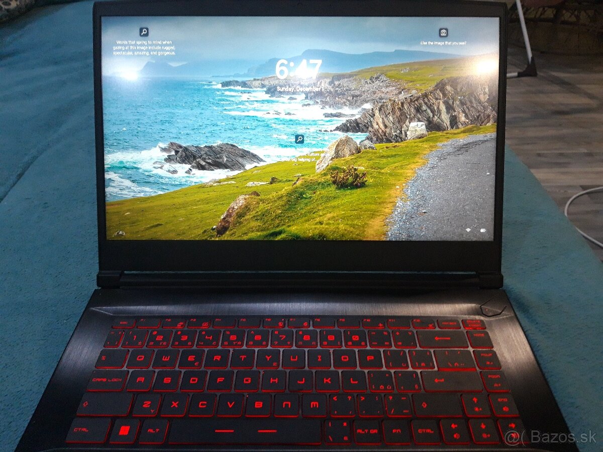 Predám notebook MSI thin gf 63 12ve-254cz.