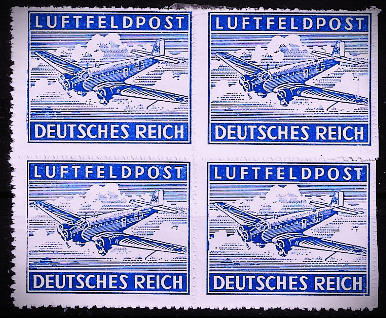 Deutsches Reich LUFTFELDPOST 1942-43 Airmail - Čisté /lep