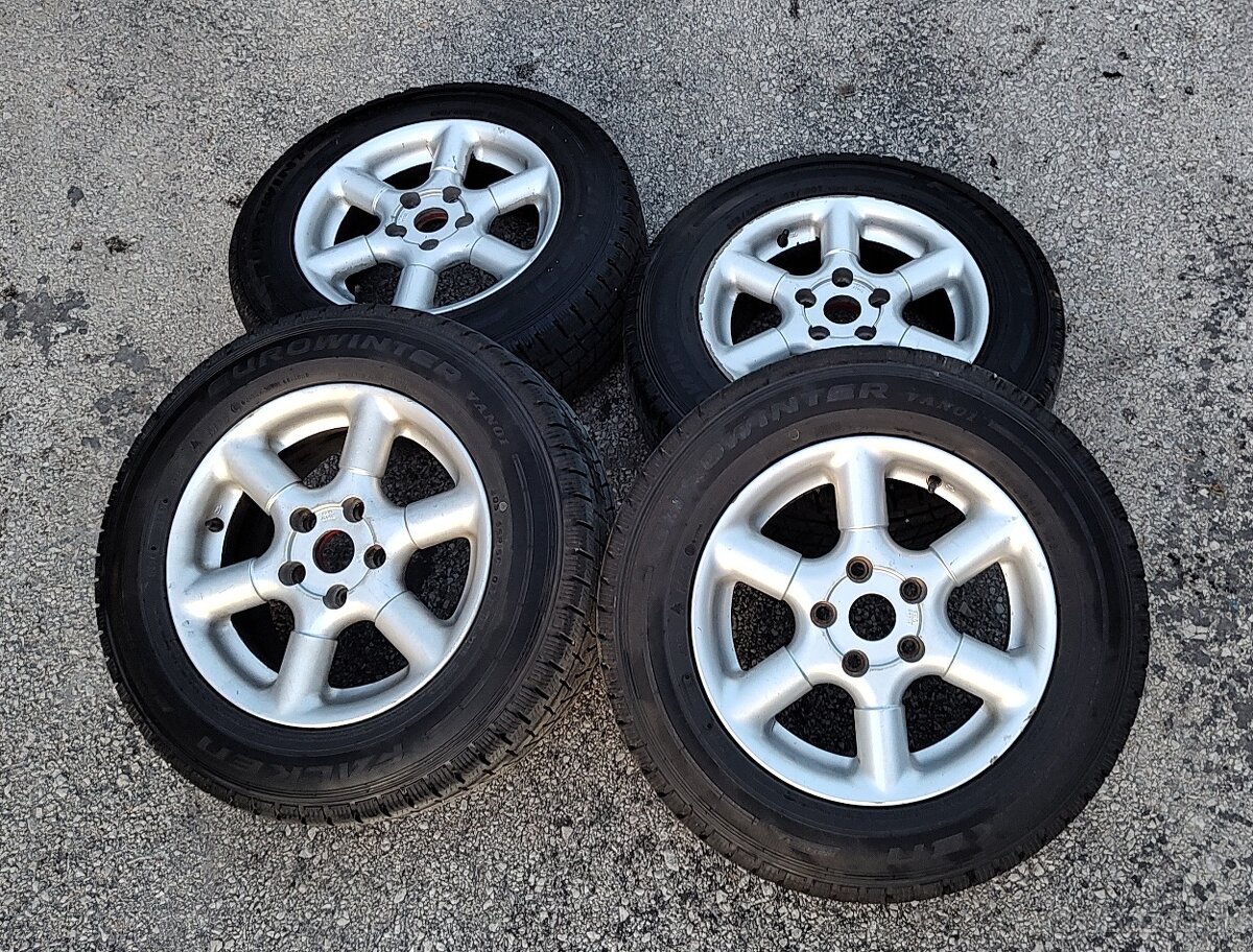 Disky 5x112 r15 so zimnými pneu 205/65 r15 C