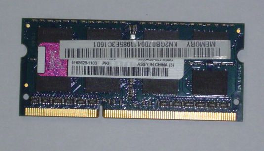 RAM SO-DIMM 2GB DDR3