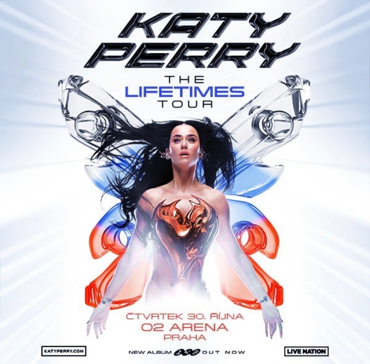 Katty Perry Praha O2 Arena v deň 30.10.2025