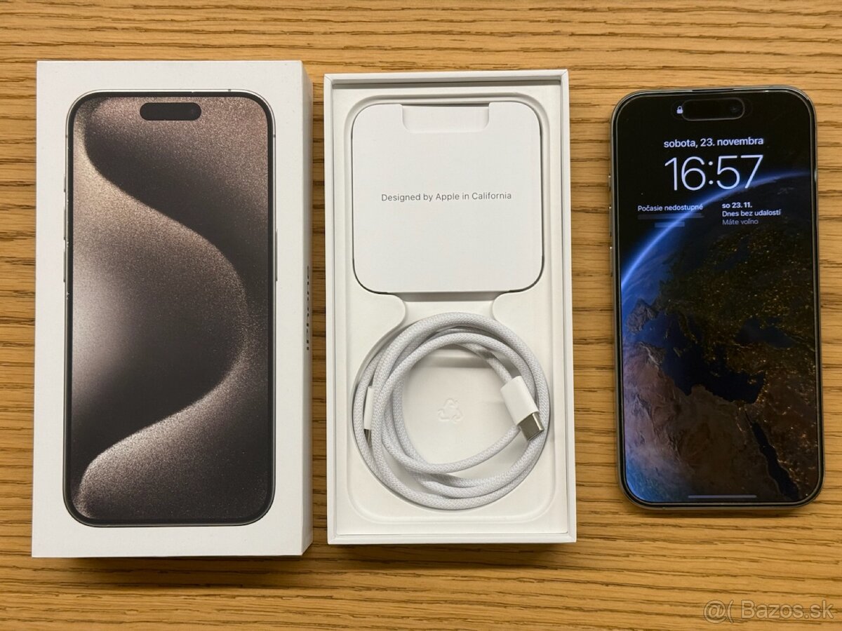 iPhone 15 Pro 256GB Natural Titanium