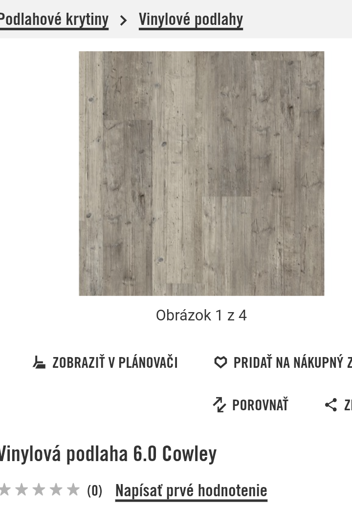 Vinylova podlaha 6.0 Cowley